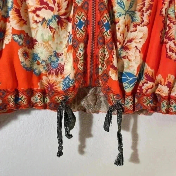 Free People Front Zip Kimono Jacket Size XS ❤️ - Picture 6 of 11